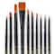 12 Packs: 10 ct. (120 total) Necessities&#x2122; Golden Synthetic Acrylic Brush Set by Artist&#x27;s Loft&#x2122;